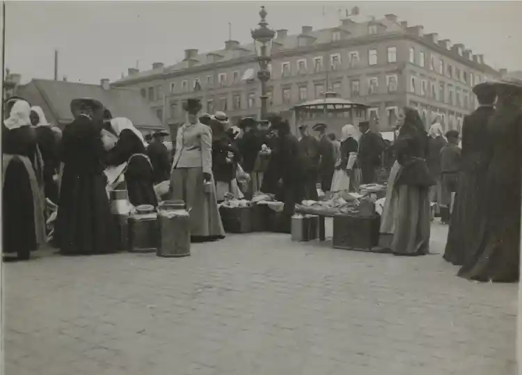 Östermalmstorg sent 1800-tal