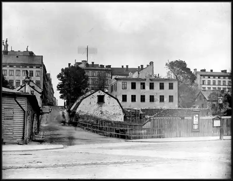 Skeppargatan norrut från Strandvägen
