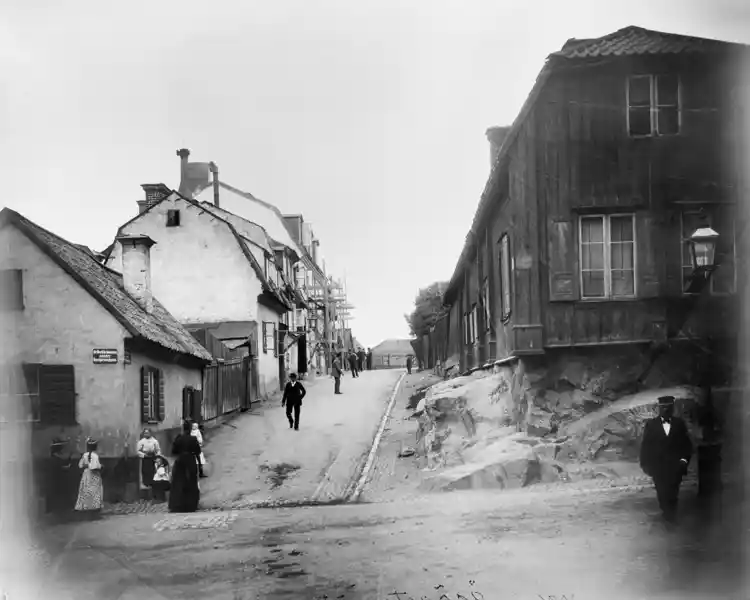 Kocksgatan österut från Renstiernas Gata.