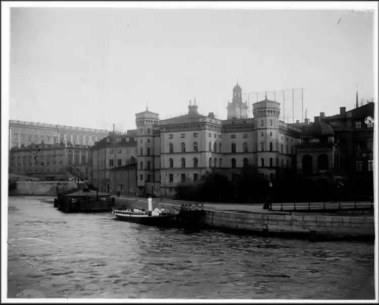 Rannsakningsfängelset, Cellfängelset på Myntgatan 6, från norr,