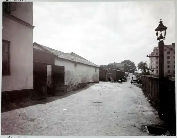 Trädgårdstvärgränd mot söder