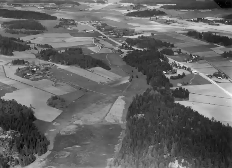 Flygfoto över Frösunda