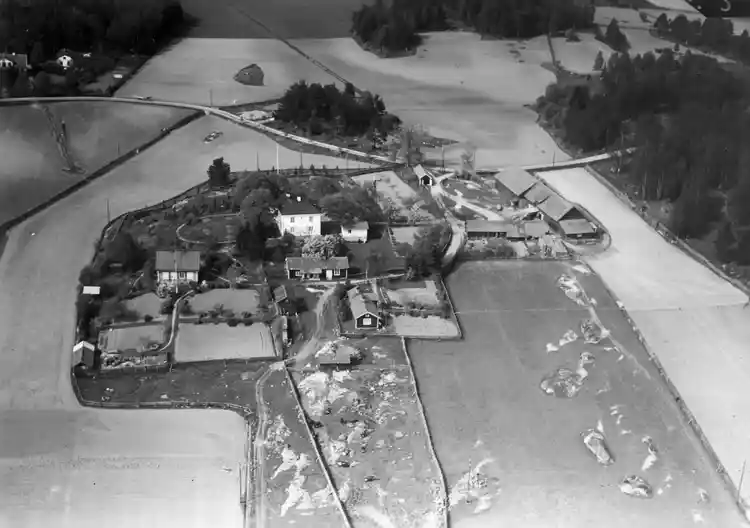 Flygfoto över Frösunda