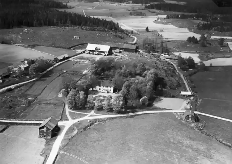 Flygfoto över Malmby