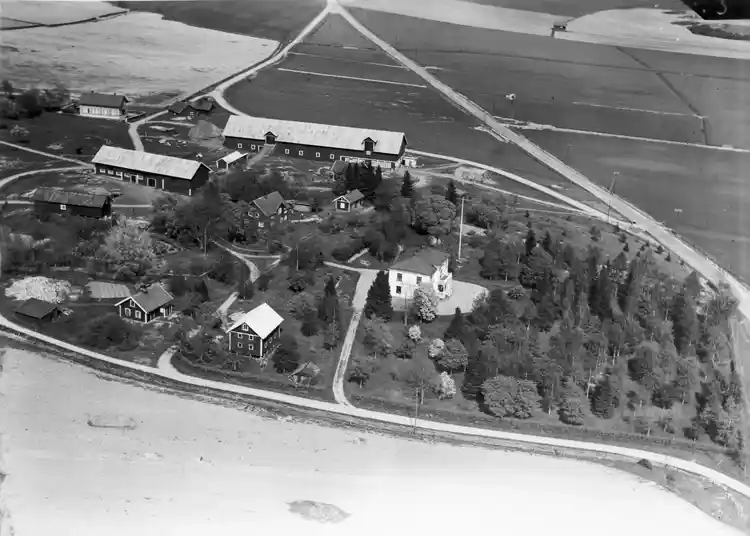 Flygfoto över Toftesta gård