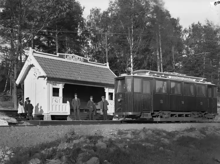 Hållplats Långängen på Långängsbanan