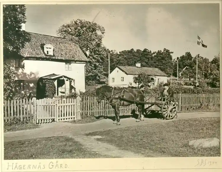 Hägernäs gård i Täby, 1944