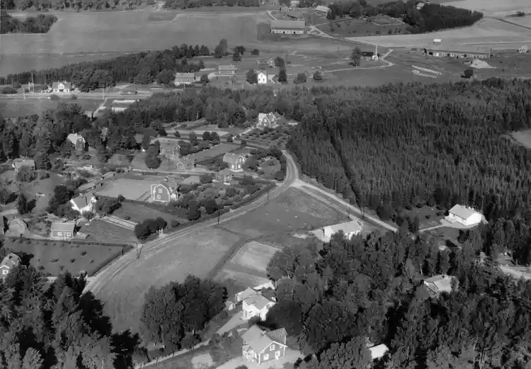 Flygfoto över Kårsta