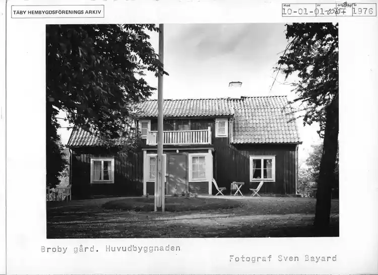 Broby gård. Huvudbyggnaden