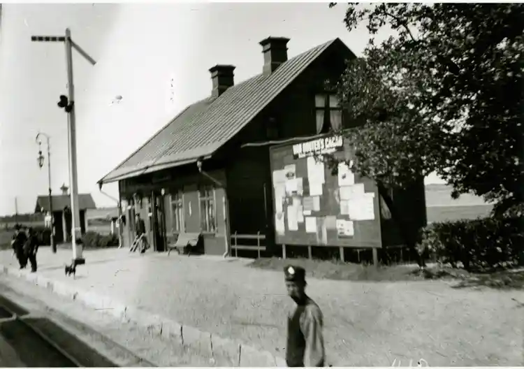 Kårsta järnvägsstation.