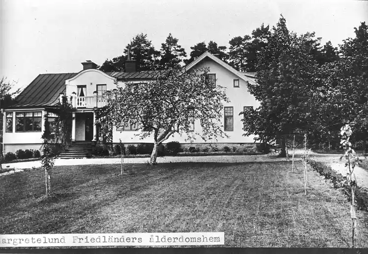 Margretelund, Friedländers ålderdomshem